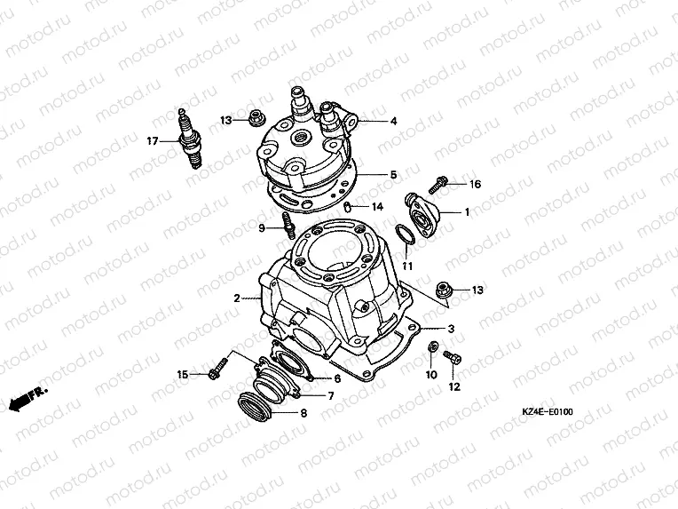 E-1 CYLINDER / CYLINDER HEAD