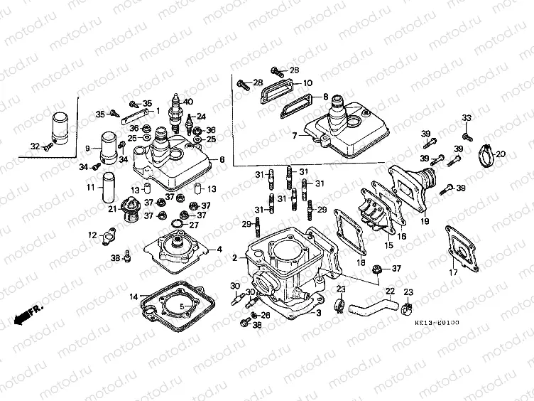 E-1 CYLINDER / CYLINDER HEAD