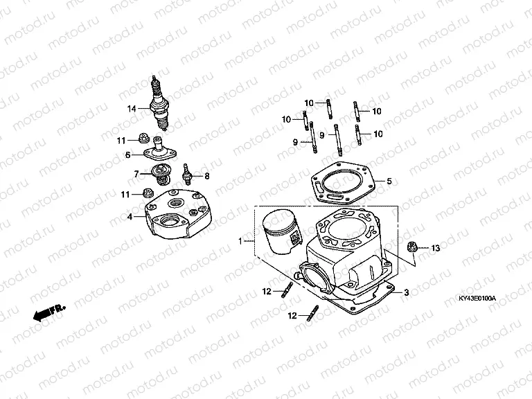 E-1 CYLINDER / CYLINDER HEAD