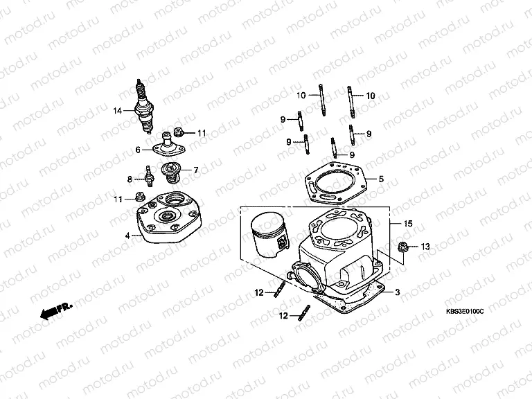 E-1 CYLINDER / CYLINDER HEAD