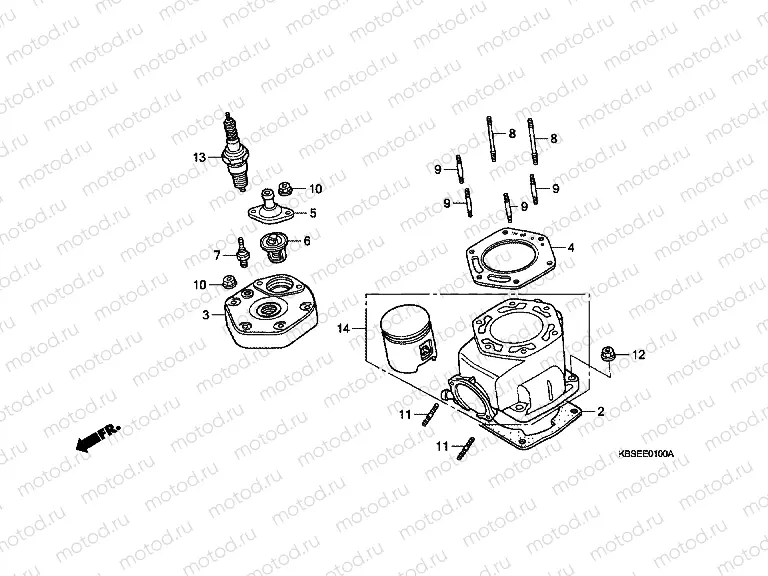 E-1 CYLINDER / CYLINDER HEAD