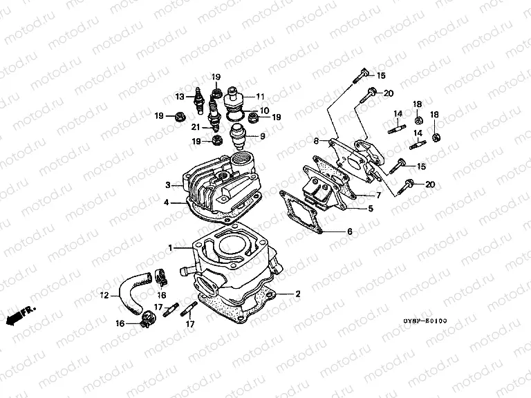 E-1 CYLINDER / CYLINDER HEAD