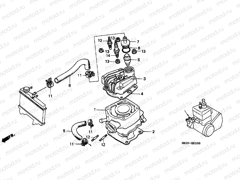 E-1 CYLINDER / CYLINDER HEAD