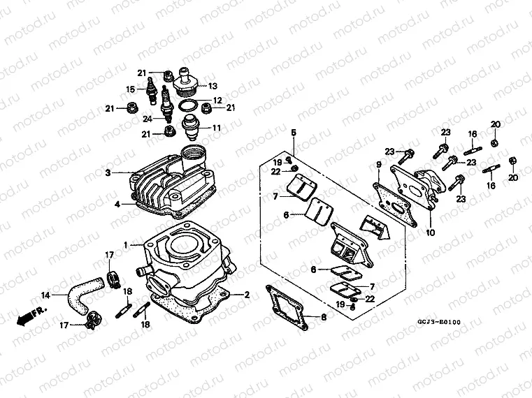 E-1 CYLINDER / CYLINDER HEAD