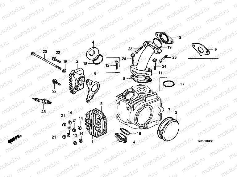 E-1 CYLINDER / CYLINDER HEAD