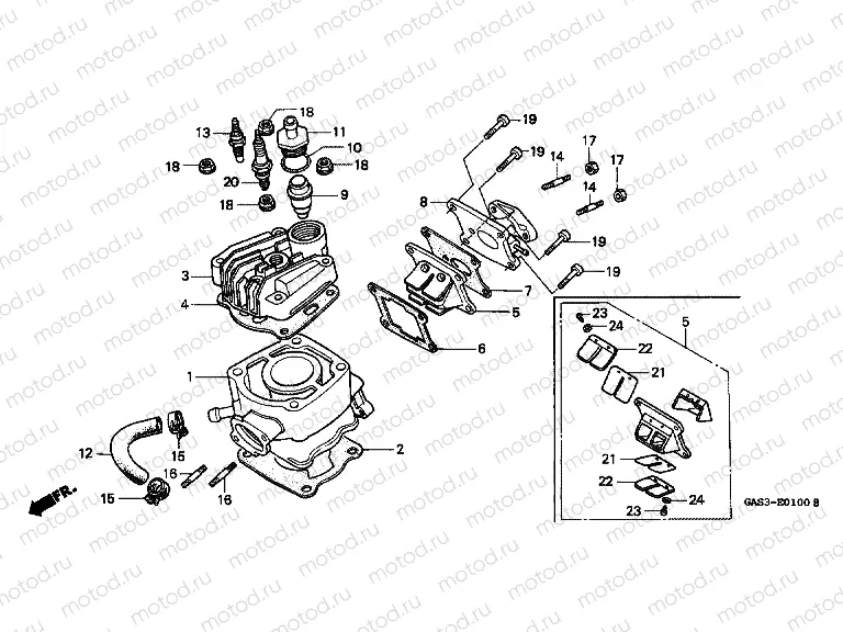 E-1 CYLINDER / CYLINDER HEAD