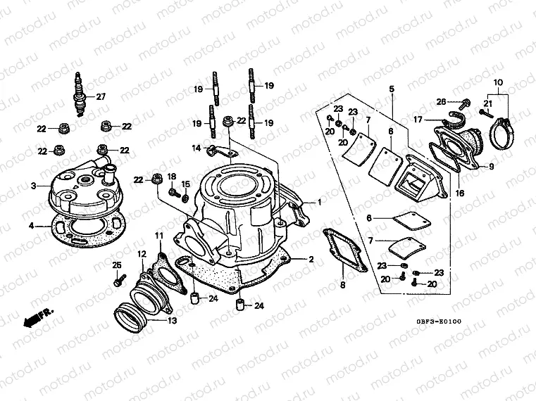 E-1 CYLINDER / CYLINDER HEAD