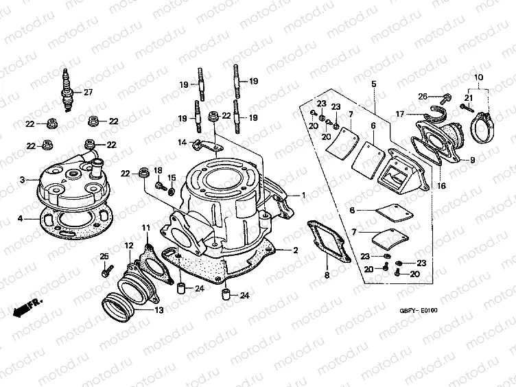 E-1 CYLINDER / CYLINDER HEAD