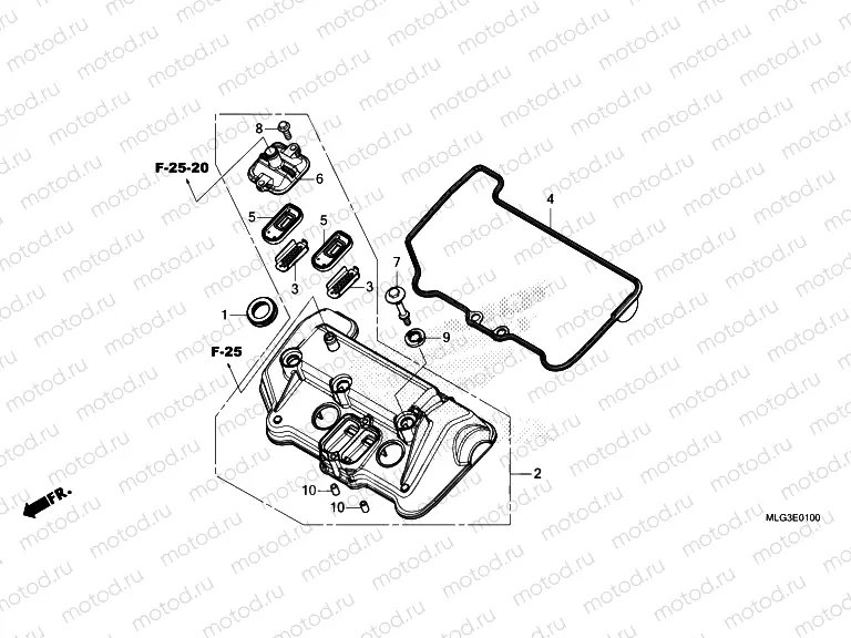 E-1 CYLINDER HEAD COVER
