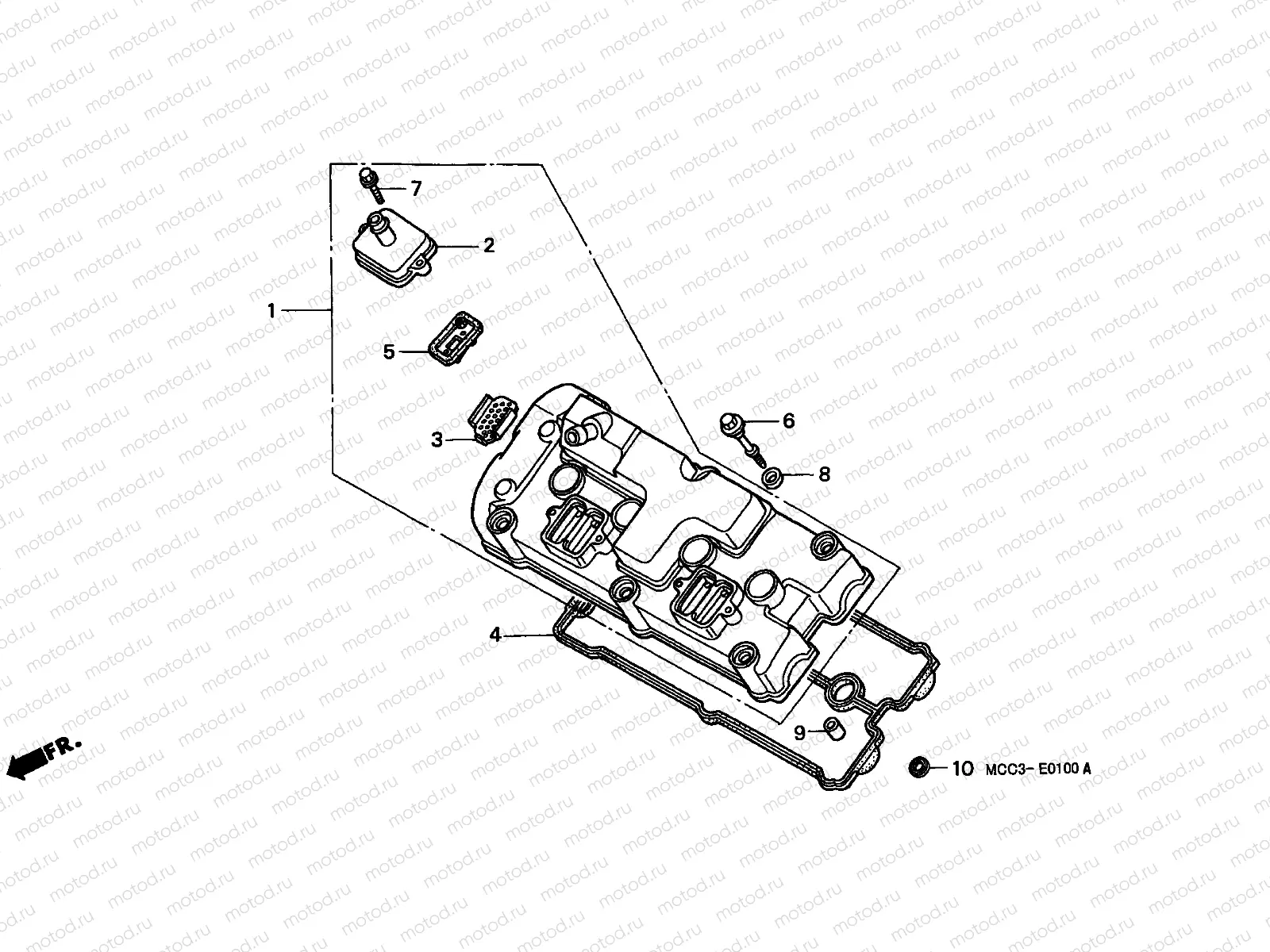 E-1 CYLINDER HEAD COVER