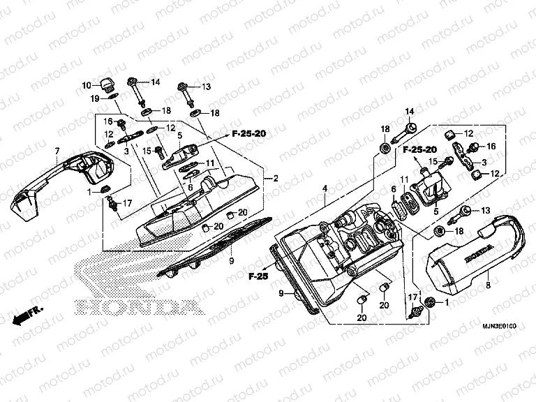 E-1 CYLINDER HEAD COVER