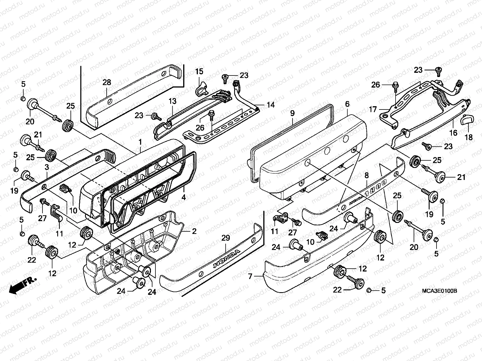 E-1 CYLINDER HEAD COVER