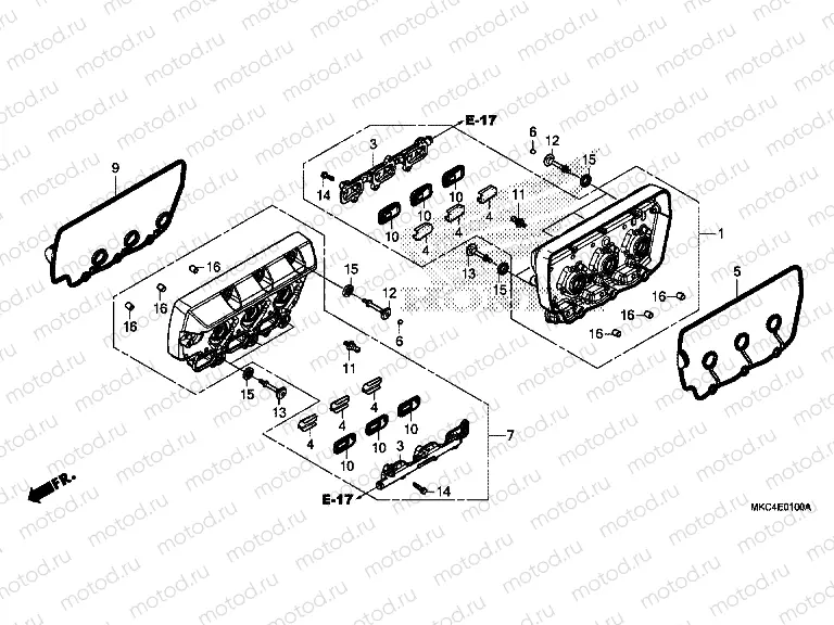 E-1 CYLINDER HEAD COVER