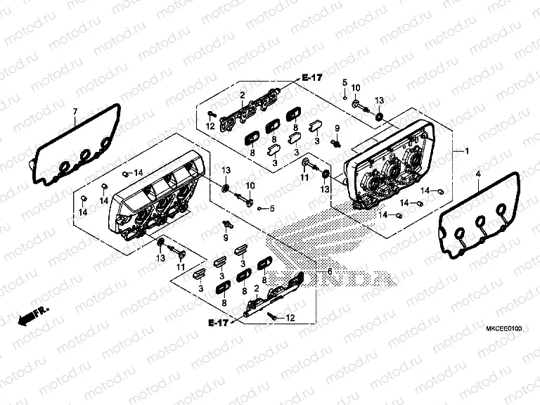 E-1 CYLINDER HEAD COVER