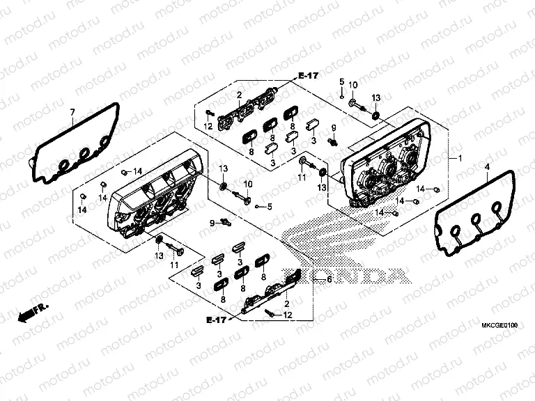 E-1 CYLINDER HEAD COVER