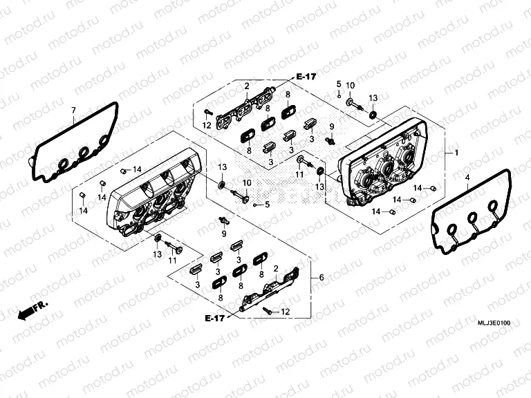 E-1 CYLINDER HEAD COVER
