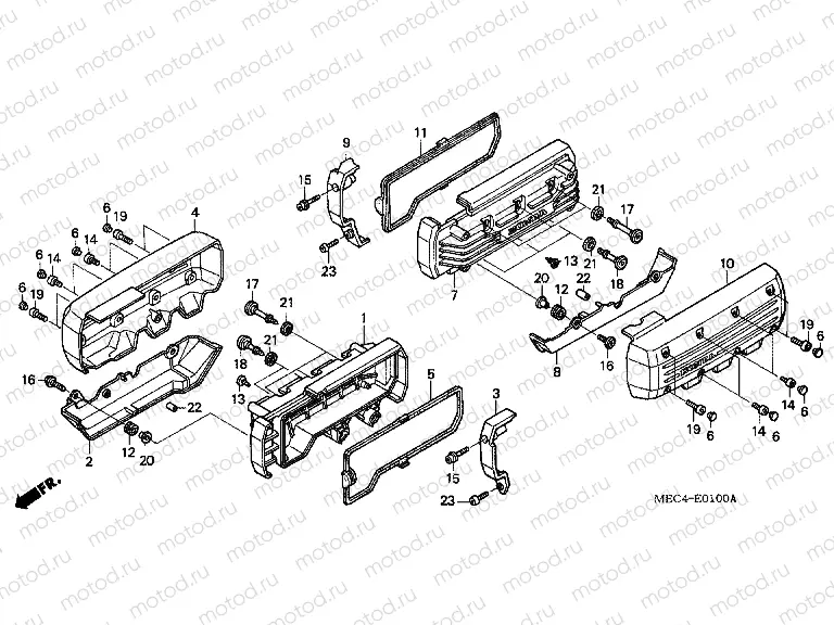 E-1 CYLINDER HEAD COVER