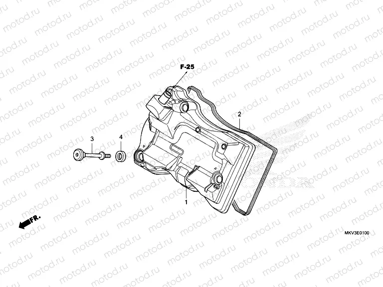E-1 CYLINDER HEAD COVER