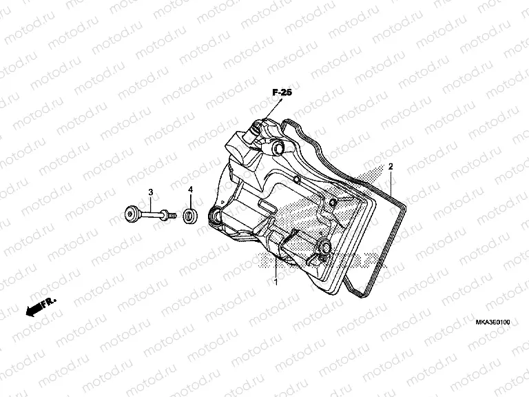 E-1 CYLINDER HEAD COVER