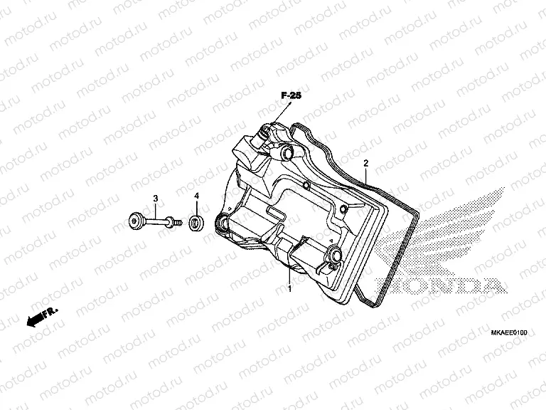 E-1 CYLINDER HEAD COVER