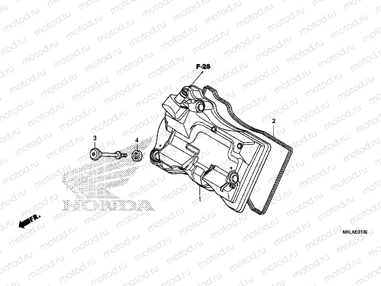 E-1 CYLINDER HEAD COVER