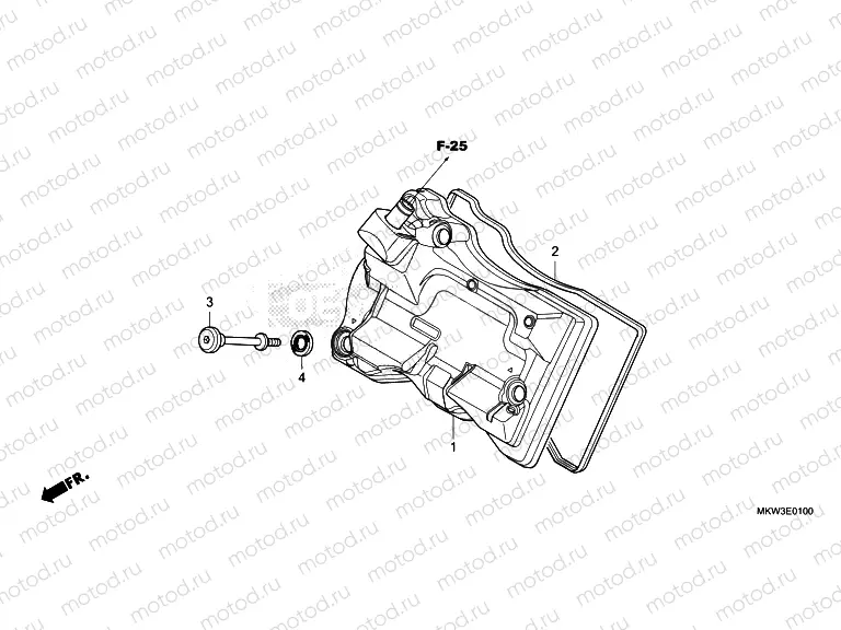 E-1 CYLINDER HEAD COVER