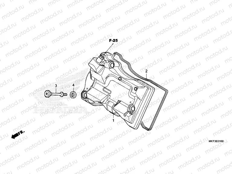 E-1 CYLINDER HEAD COVER