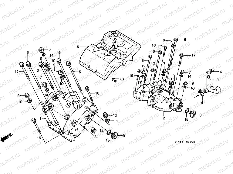 E-1 CYLINDER HEAD COVER
