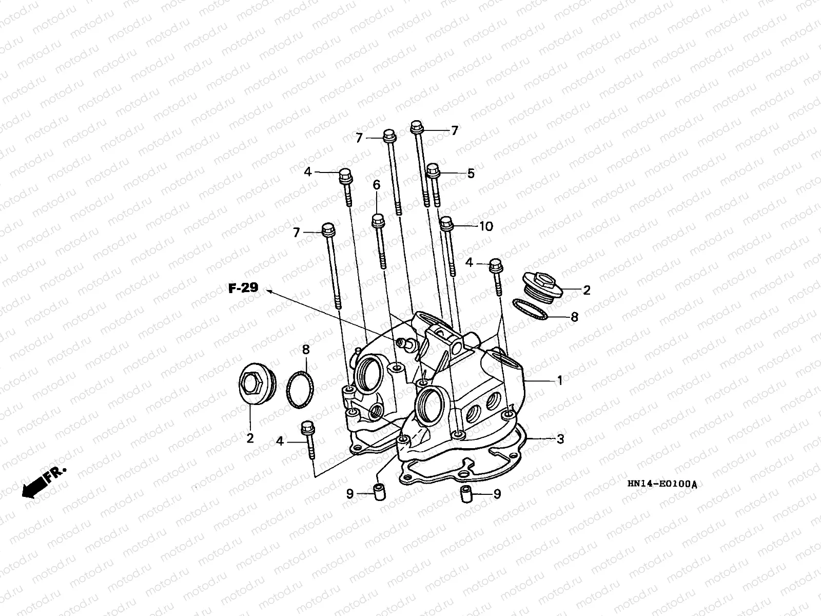 E-1 CYLINDER HEAD COVER