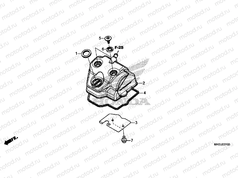 E-1 CYLINDER HEAD COVER