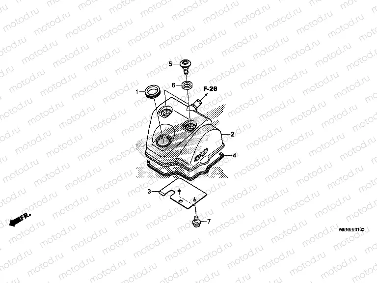 E-1 CYLINDER HEAD COVER