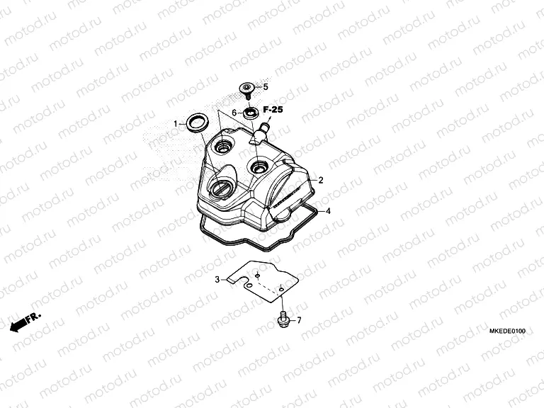 E-1 CYLINDER HEAD COVER