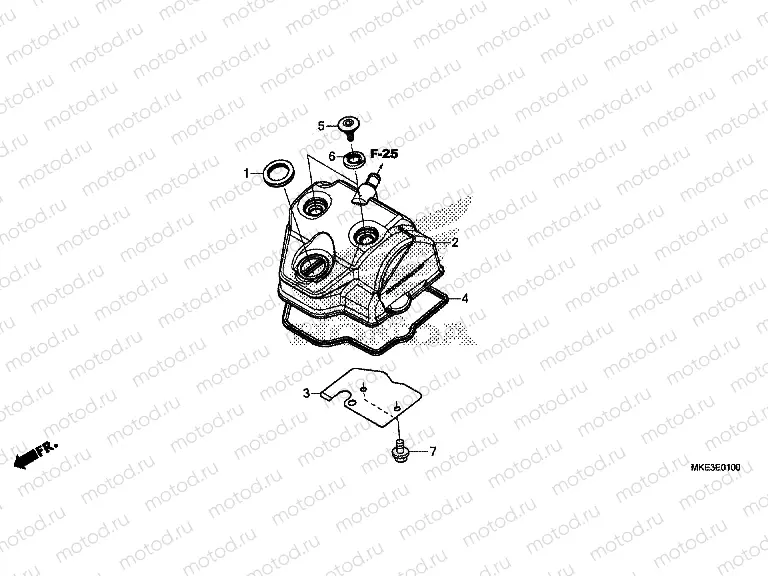 E-1 CYLINDER HEAD COVER