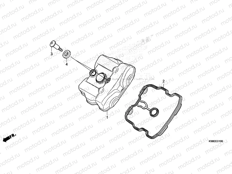 E-1 CYLINDER HEAD COVER
