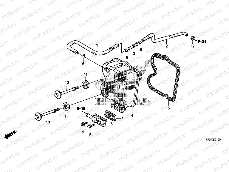 E-1 CYLINDER HEAD COVER