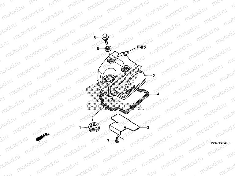 E-1 CYLINDER HEAD COVER