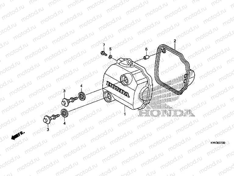 E-1 CYLINDER HEAD COVER