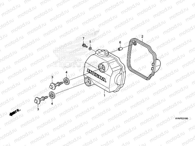 E-1 CYLINDER HEAD COVER