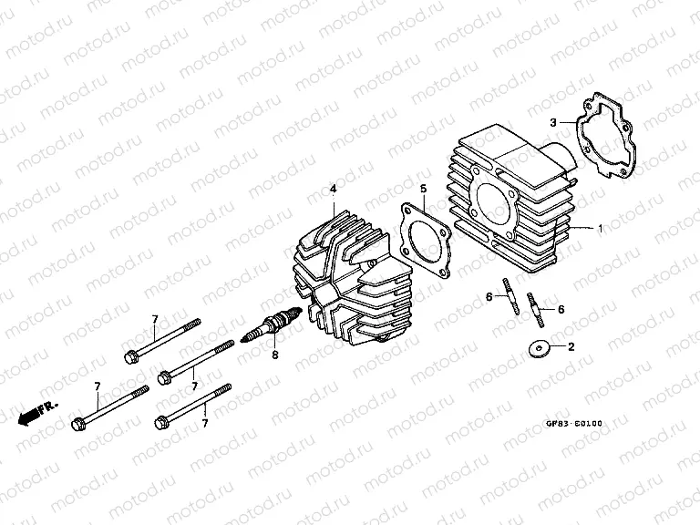 E-1 CYLINDER HEAD / CYLINDER