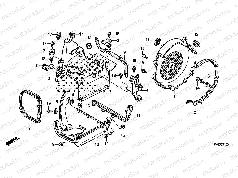 E-1 FAN COVER / COVER