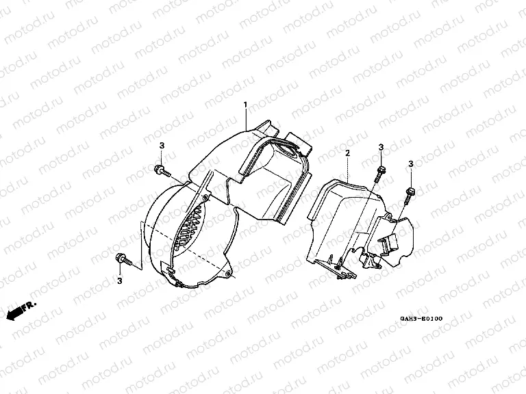 E-1 FAN COVER / COVER