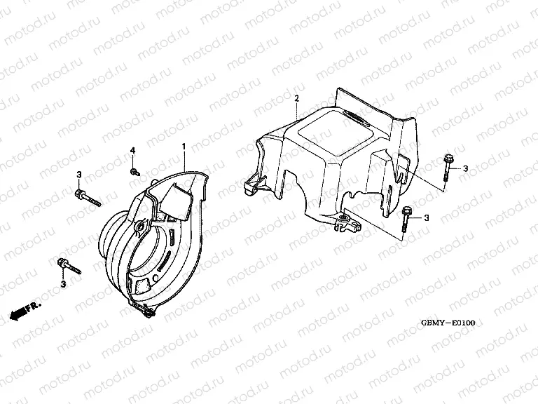 E-1 FAN COVER / COVER