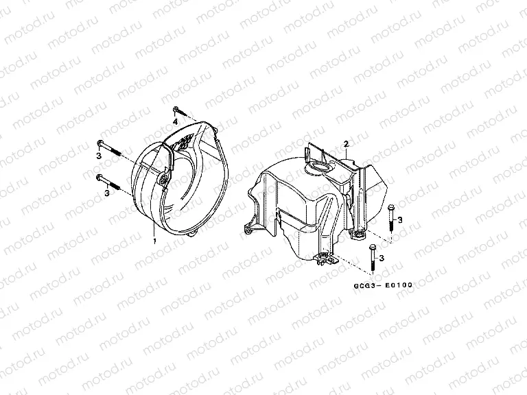 E-1 FAN COVER / COVER
