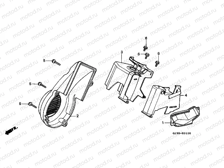 E-1 FAN COVER / COVER