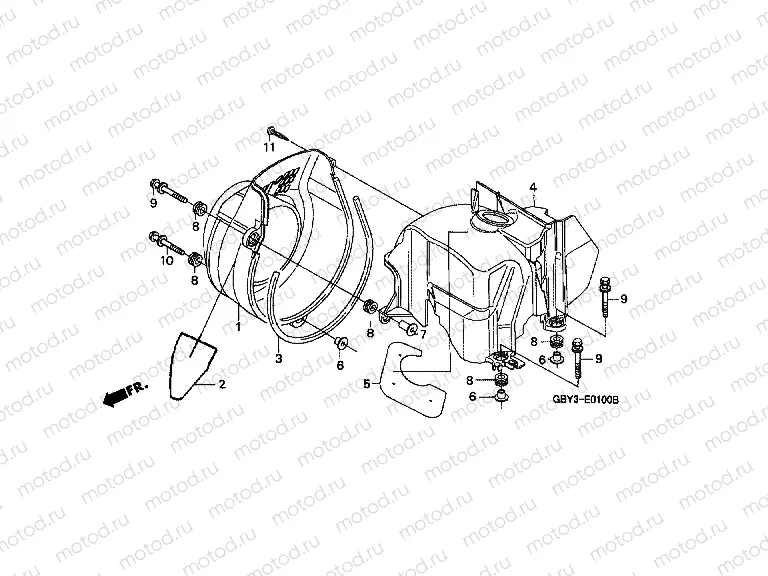 E-1 FAN COVER / COVER