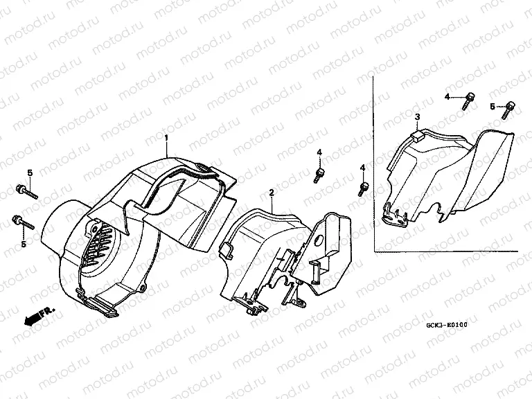 E-1 FAN COVER / COVER