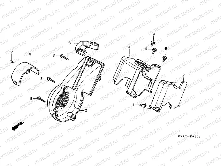 E-1 FAN COVER / COVER