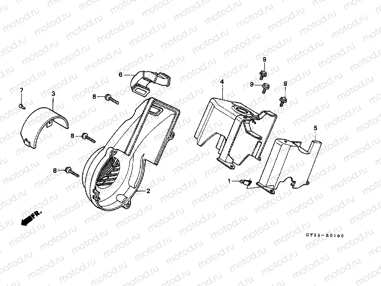 E-1 FAN COVER / COVER
