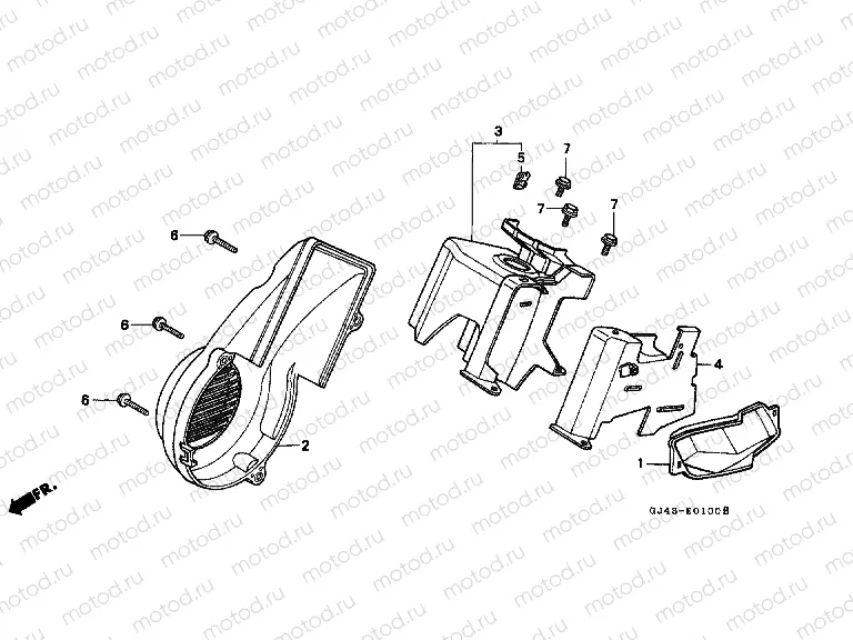 E-1 FAN COVER / COVER