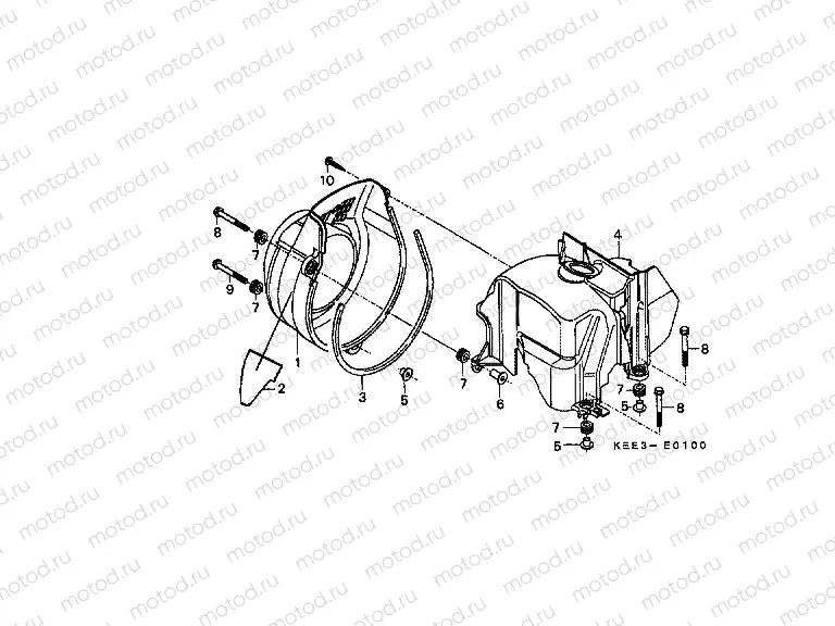 E-1 FAN COVER / COVER
